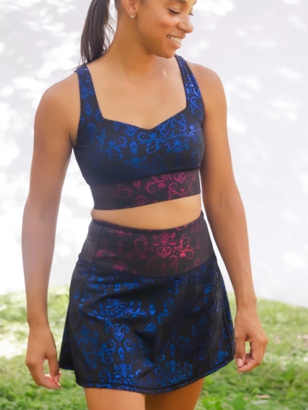 Crowned Athletics Women's Frozen  Skort with pockets XL